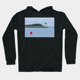 Lighthouse, Luebeck-Travemuende, Schleswig-Holstein, Germany, Europe Hoodie